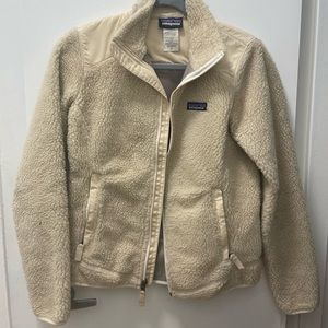 Patagonia Sherpa Cream Full Zip Jacket